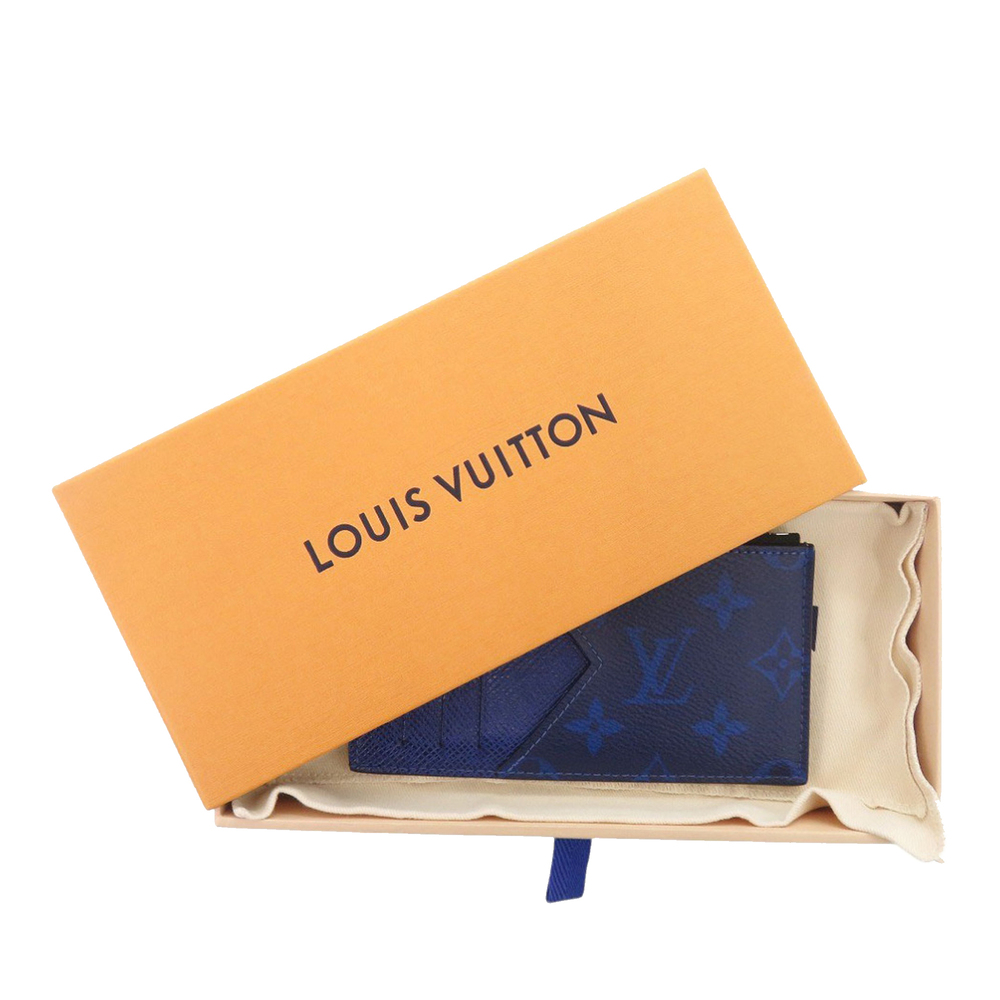 Pre-Loved Louis Vuitton Monogram Taigarama Coin Card Holder - Picture 10 of 10